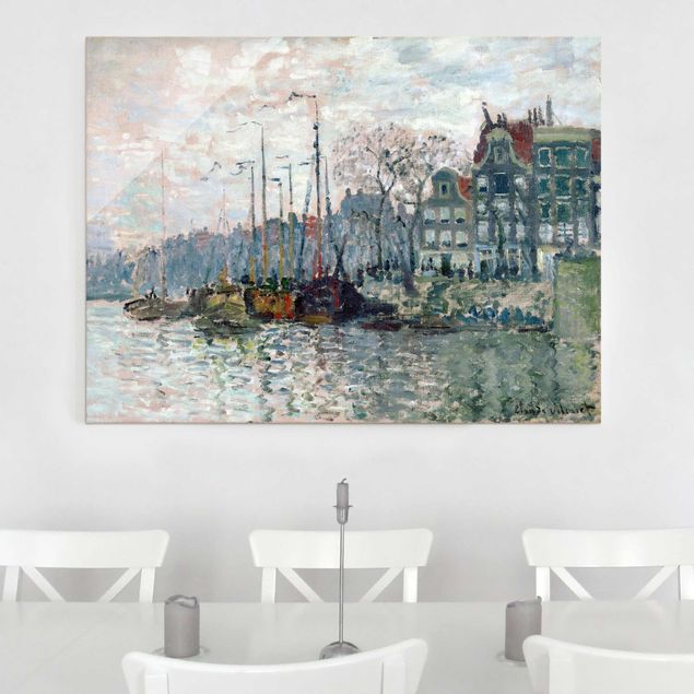 Bilder Impressionismus Claude Monet - Kromme Waal Amsterdam