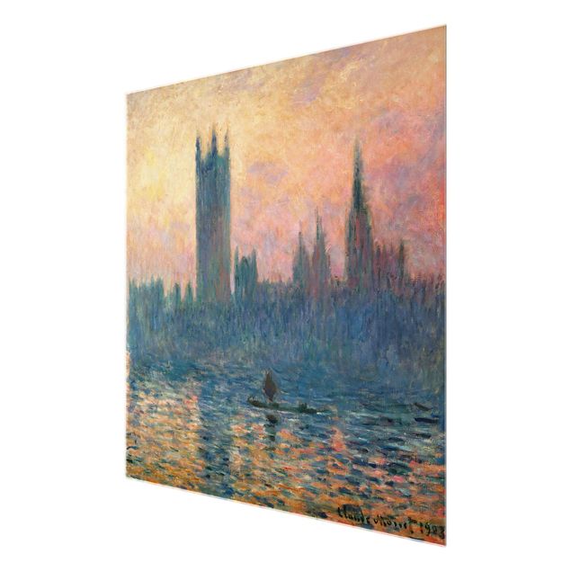 Wanddeko Büro Claude Monet - London Sonnenuntergang