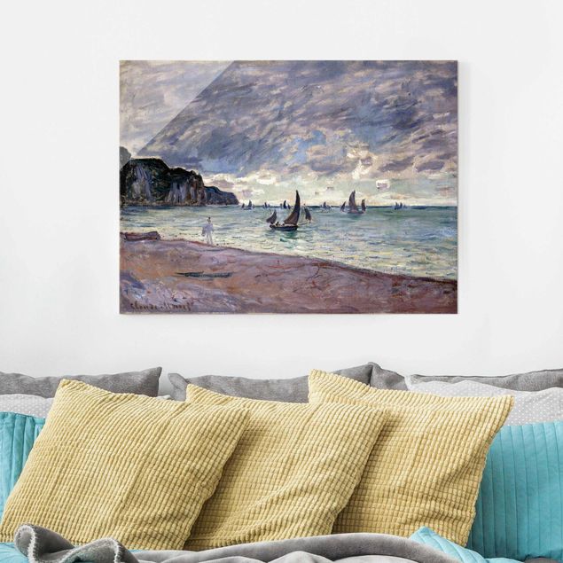 Wandbilder Fische Claude Monet - Küste von Pourville
