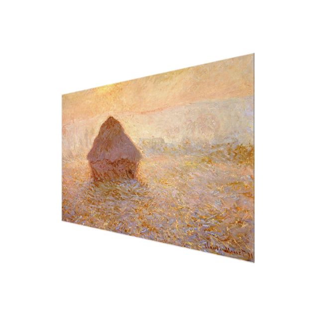 Kunststile Claude Monet - Heuhaufen im Nebel