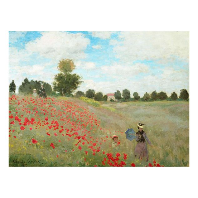 Wanddeko Esszimmer Claude Monet - Mohnfeld bei Argenteuil