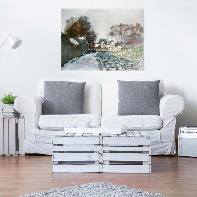 Wanddeko Flur Claude Monet - Schnee bei Argenteuil