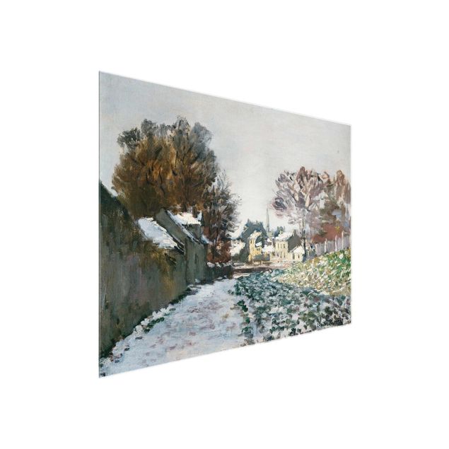 Wanddeko Esszimmer Claude Monet - Schnee bei Argenteuil