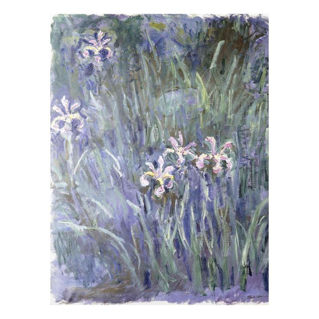 Wanddeko Esszimmer Claude Monet - Schwertlilien