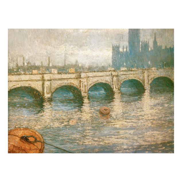 Wanddeko Esszimmer Claude Monet - Themsebrücke