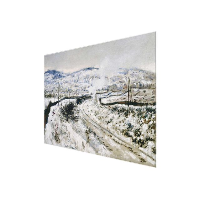 Kunststile Claude Monet - Zug im Schnee