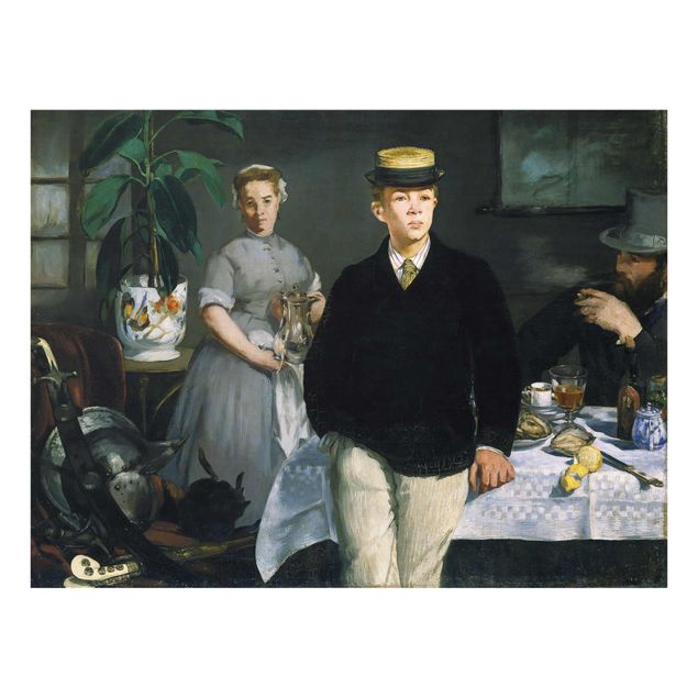 Wanddeko Flur Edouard Manet - Frühstück im Atelier