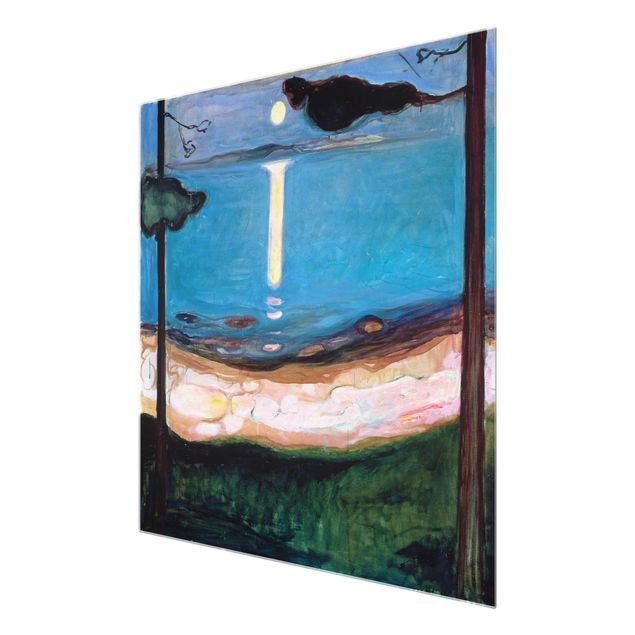 Wanddeko Esszimmer Edvard Munch - Mondnacht