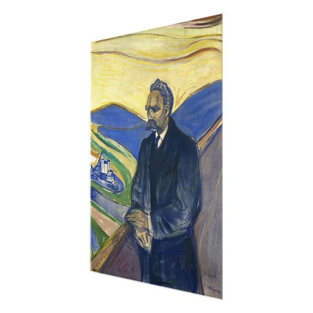 Wanddeko Büro Edvard Munch - Porträt Nietzsche