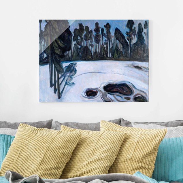 Wanddeko Schlafzimmer Edvard Munch - Sternennacht