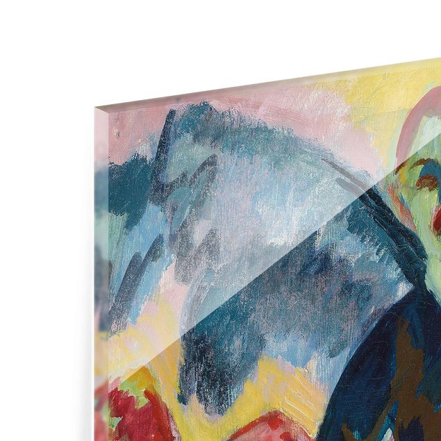 Wanddeko über Sofa Ernst Ludwig Kirchner - Der Krankenwärter