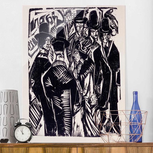 Wanddeko Schlafzimmer Ernst Ludwig Kirchner - Straßenszene