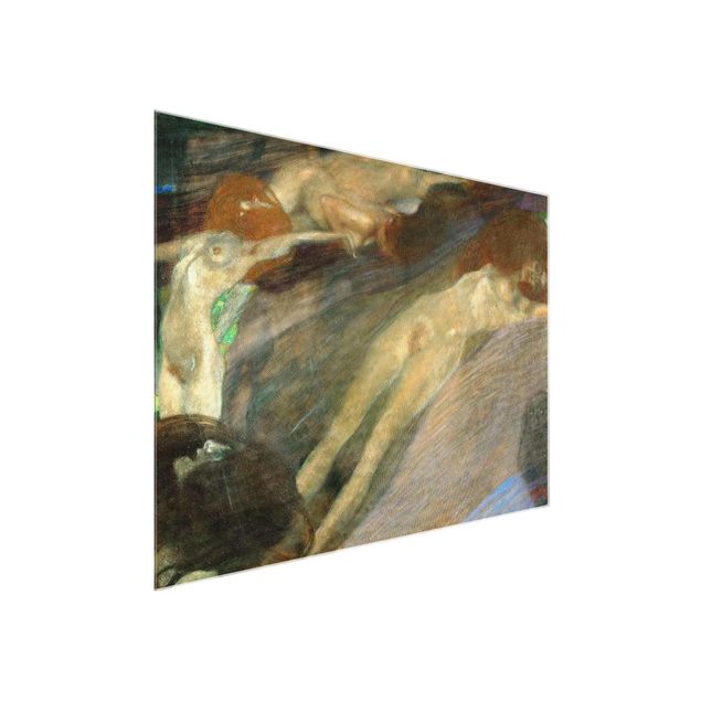 Wanddeko Flur Gustav Klimt - Bewegtes Wasser