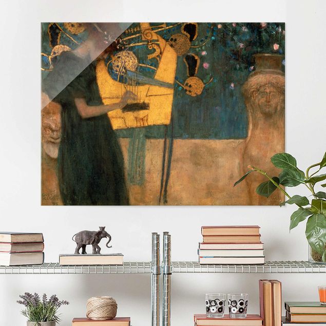 Wandbilder Art Deco Gustav Klimt - Die Musik
