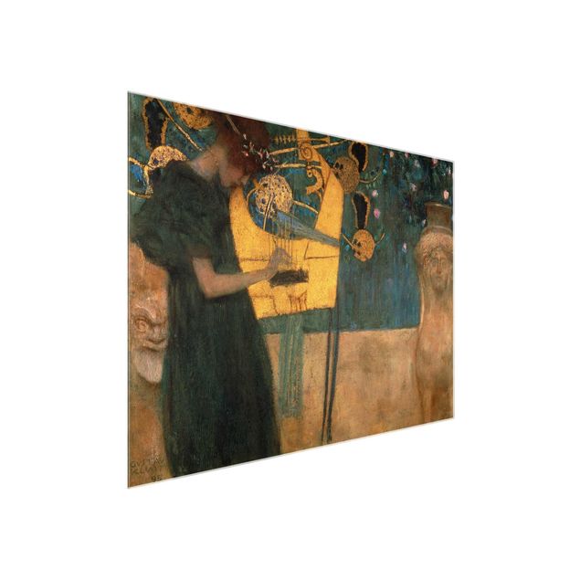 Wanddeko Esszimmer Gustav Klimt - Die Musik