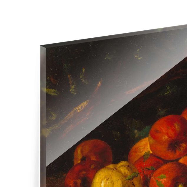 Wandbilder Kunstdrucke Gustave Courbet - Apfelstillleben