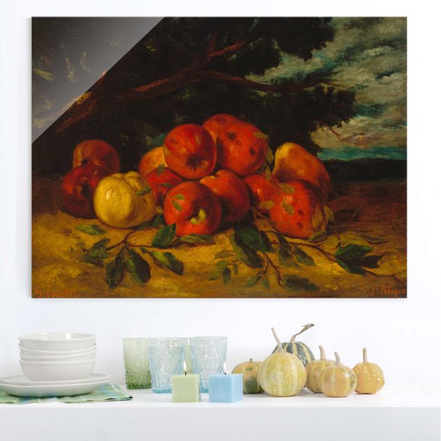 Küche Dekoration Gustave Courbet - Apfelstillleben