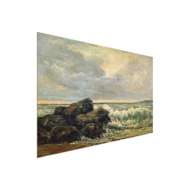 Wanddeko Esszimmer Gustave Courbet - Die Welle