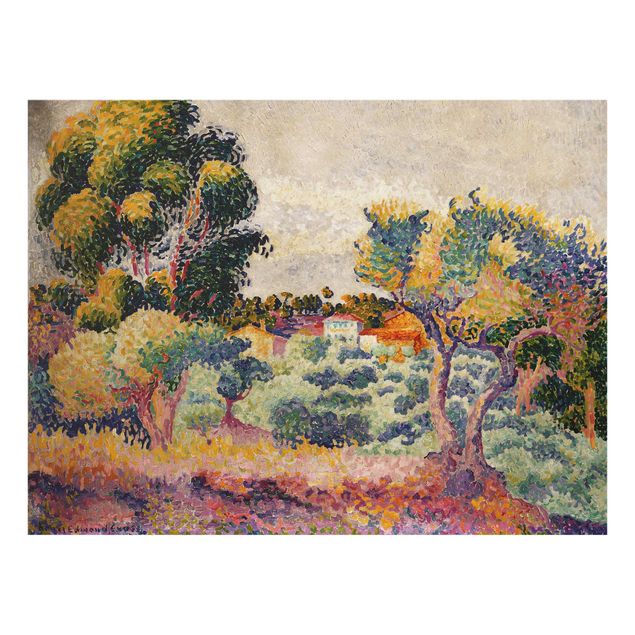 Post Impressionismus Bilder Henri Edmond Cross - Eukalyptus und Olivenhain