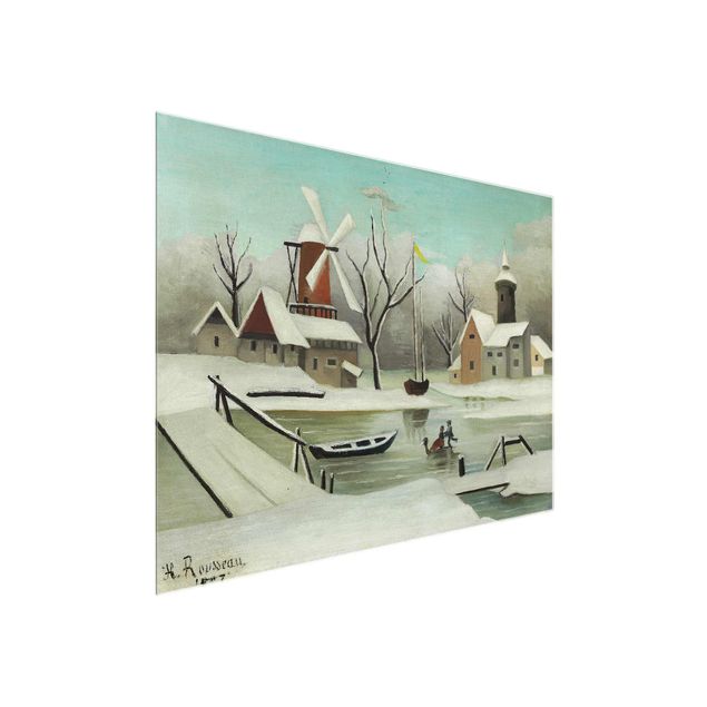 Wanddeko Büro Henri Rousseau - Der Winter