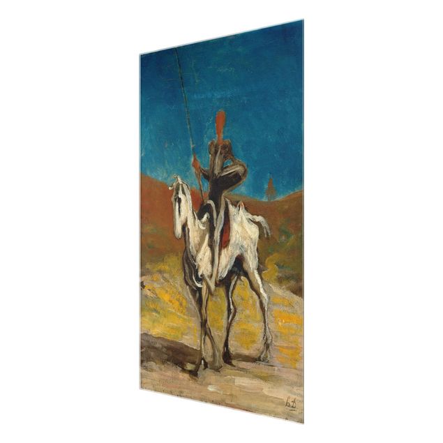 Wanddeko Treppenhaus Honoré Daumier - Don Quixote