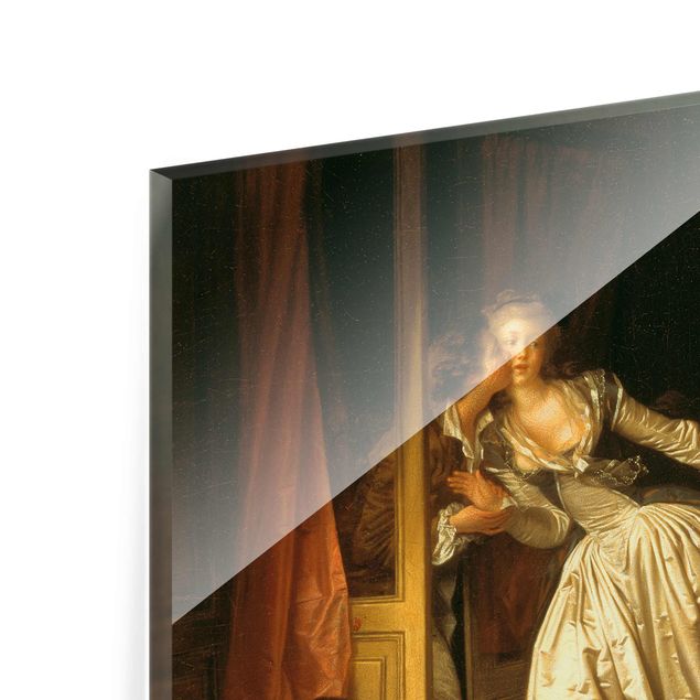 Wanddeko über Sofa Jean Honoré Fragonard - Der gestohlene Kuss