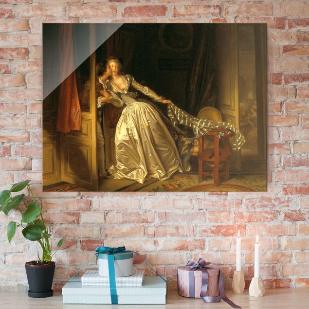 Wanddeko Schlafzimmer Jean Honoré Fragonard - Der gestohlene Kuss
