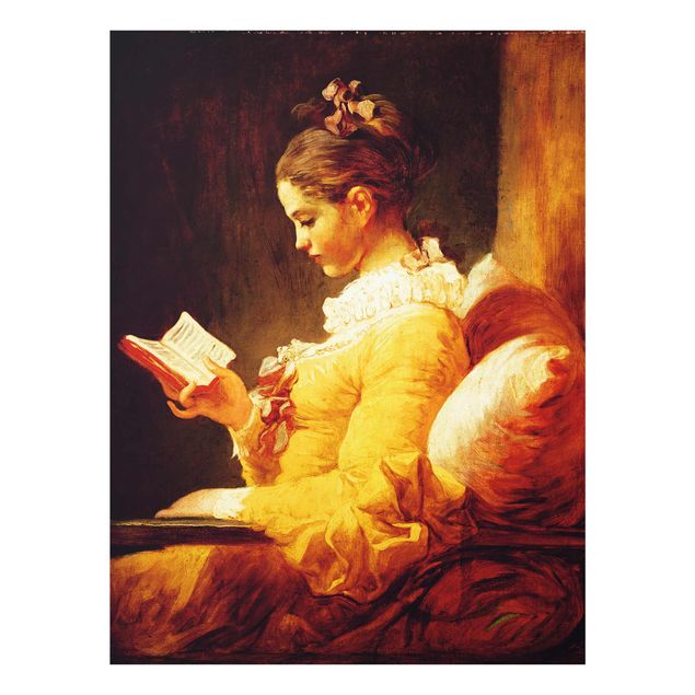 Wanddeko Büro Jean Honoré Fragonard - Lesendes Mädchen