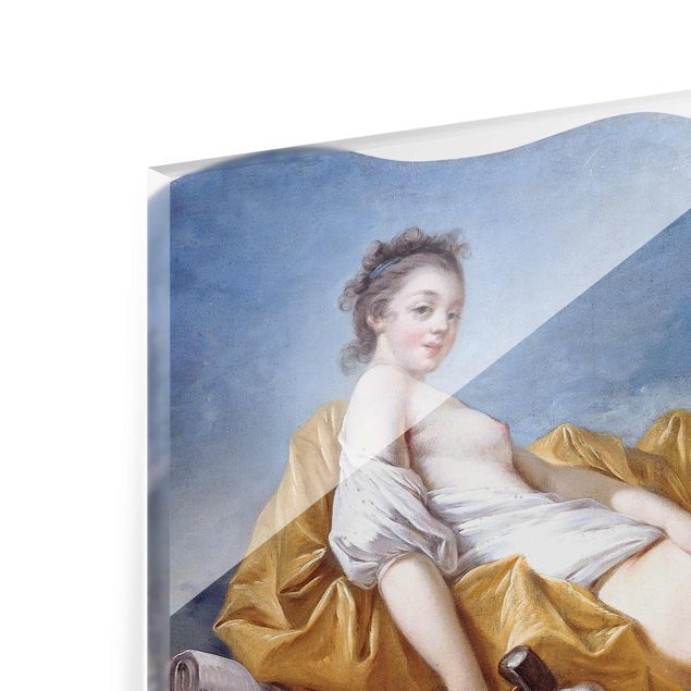 Wanddeko über Sofa Jean Honoré Fragonard - Personifikation der Malerei