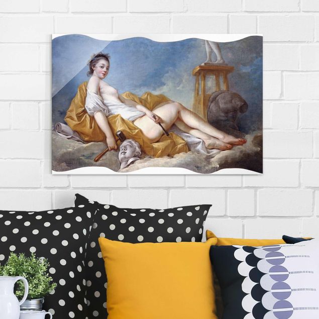 Wanddeko Schlafzimmer Jean Honoré Fragonard - Personifikation der Malerei