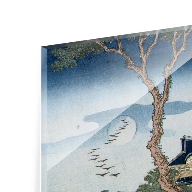 Wanddeko Treppenhaus Katsushika Hokusai - Bauernfamilie schlägt Wäsche
