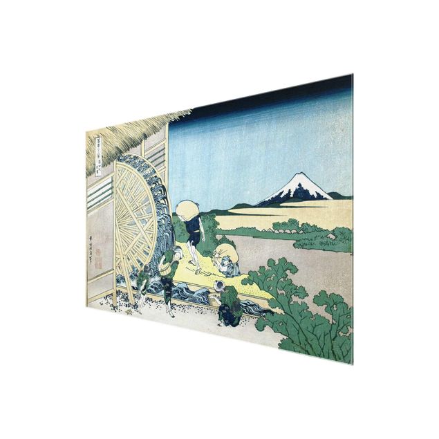 Kunststile Katsushika Hokusai - Wasserrad in Onden