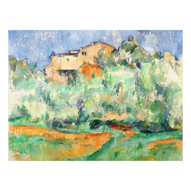 Wanddeko Esszimmer Paul Cézanne - Haus auf Anhöhe