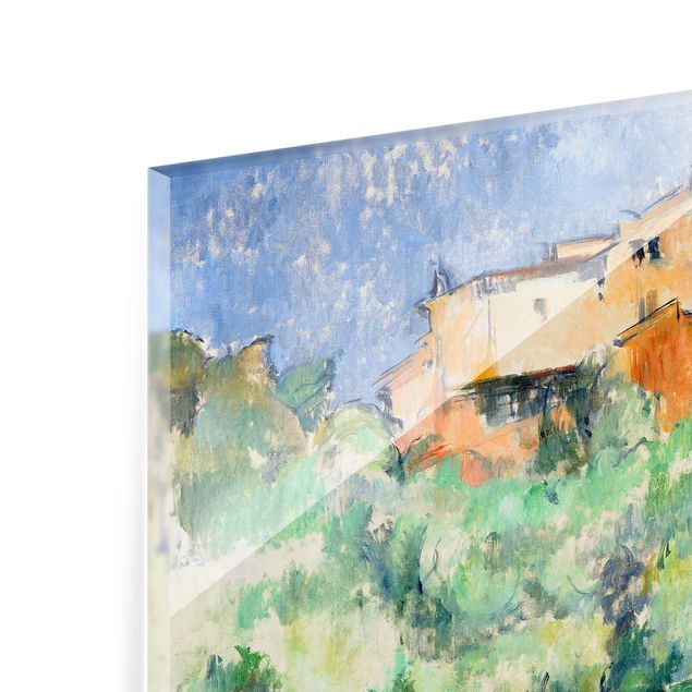 Wanddeko Büro Paul Cézanne - Haus auf Anhöhe