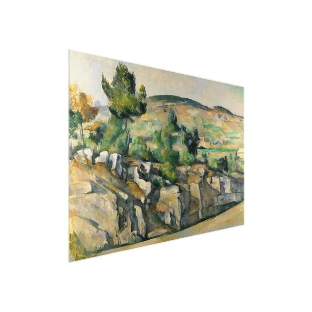 Post Impressionismus Bilder Paul Cézanne - Hügelige Landschaft