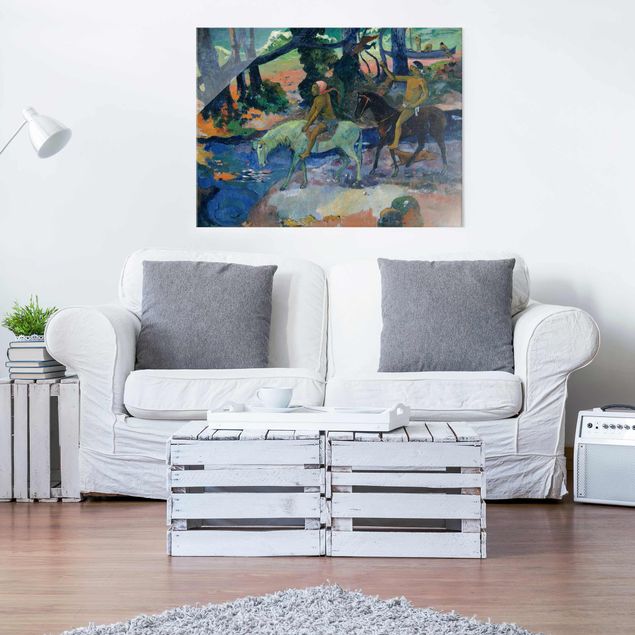 Wanddeko Schlafzimmer Paul Gauguin - Die Flucht