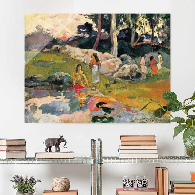 Bilder Impressionismus Paul Gauguin - Flussufer