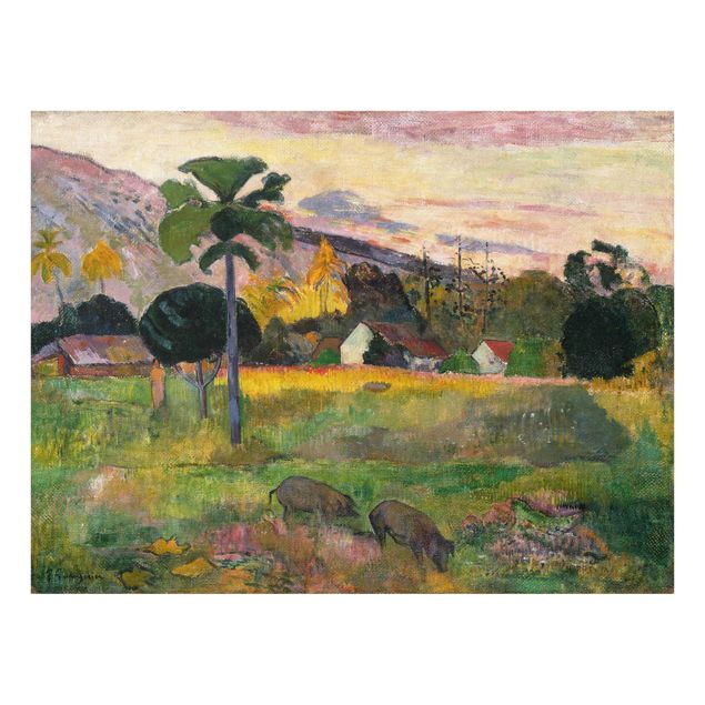 Wanddeko grün Paul Gauguin - Komm her