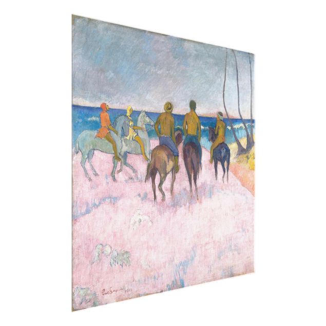 Wanddeko Esszimmer Paul Gauguin - Reiter am Strand