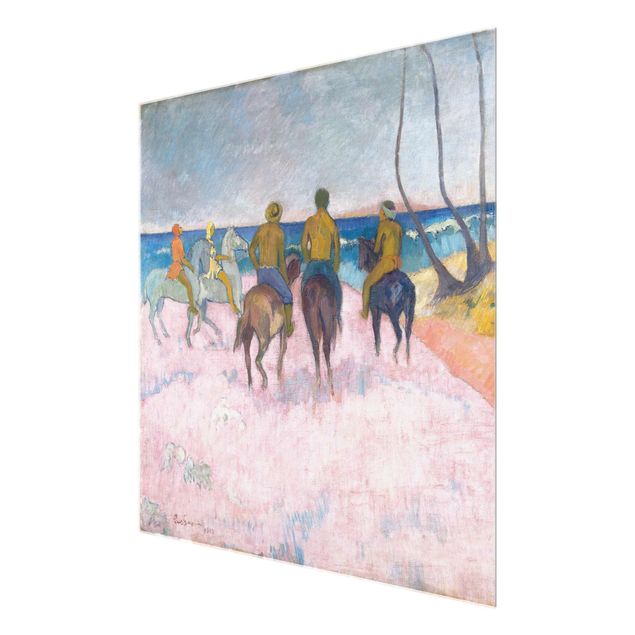 Kunststile Paul Gauguin - Reiter am Strand