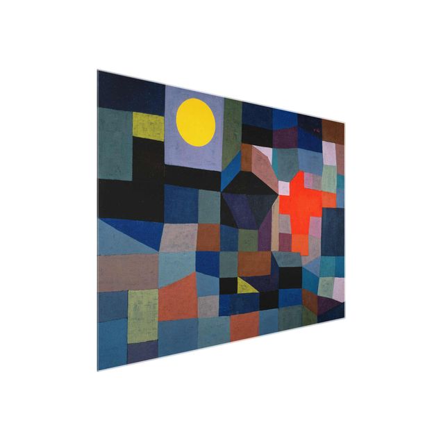 Wanddeko Esszimmer Paul Klee - Feuer bei Vollmond