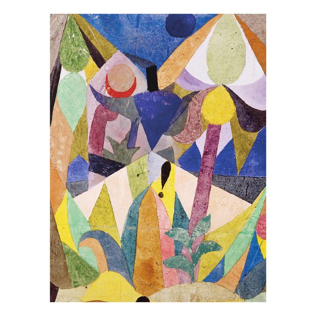 Wanddeko Büro Paul Klee - Mildtropische Landschaft