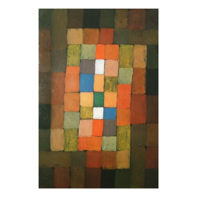 Wanddeko orange Paul Klee - Steigerung