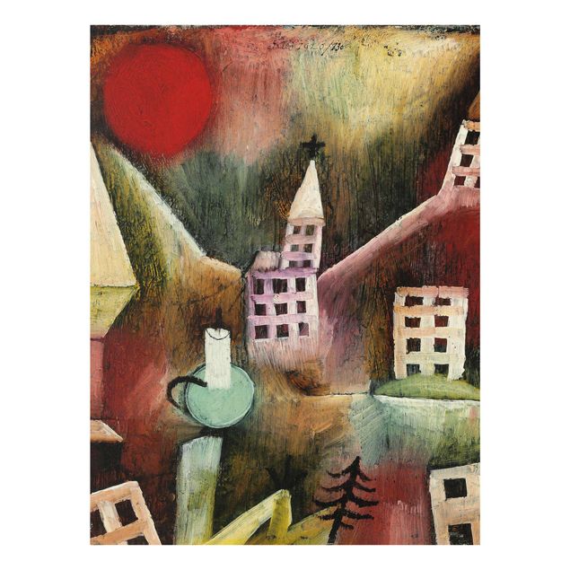 Kunststile Paul Klee - Zerstörtes Dorf