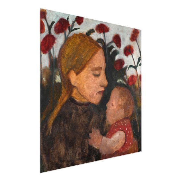Wanddeko Esszimmer Paula Modersohn-Becker - Junge Frau mit Kind