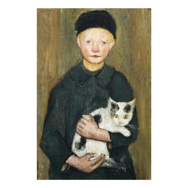 Wanddeko Esszimmer Paula Modersohn-Becker - Knabe mit Katze