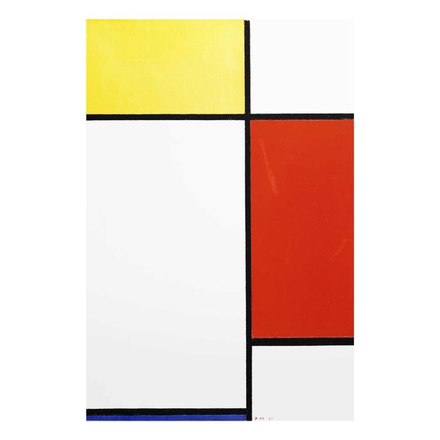 Wanddeko Büro Piet Mondrian - Komposition I