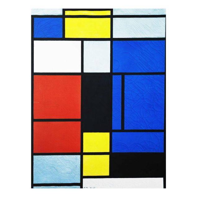 Wanddeko Büro Piet Mondrian - Tableau No. 1