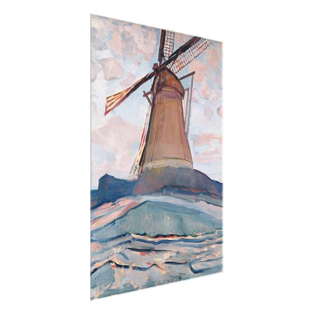 Wanddeko Flur Piet Mondrian - Windmühle