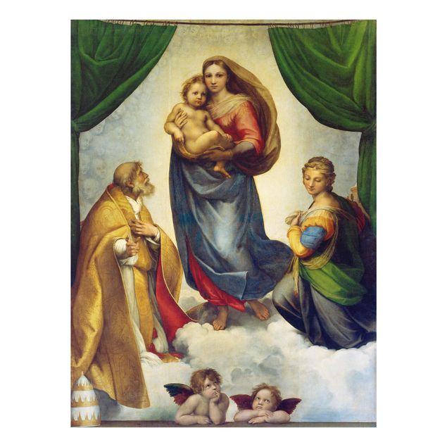 Wanddeko Flur Raffael - Die Sixtinische Madonna